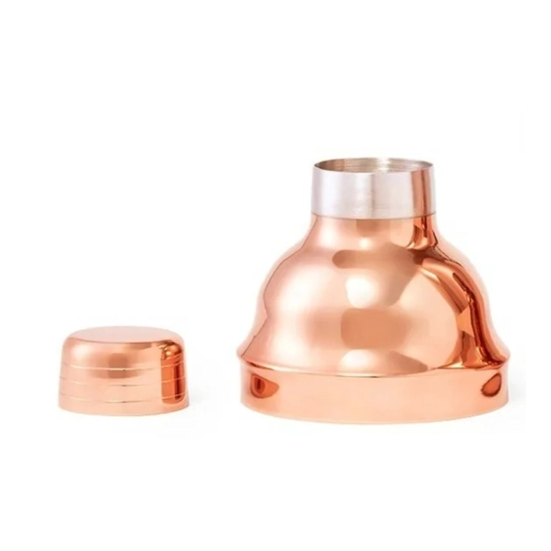 COCTELERA MEZCLADORA TRAGOS ACERO INOXIDABLE HAMBERLY 550 ML COBRE - 4