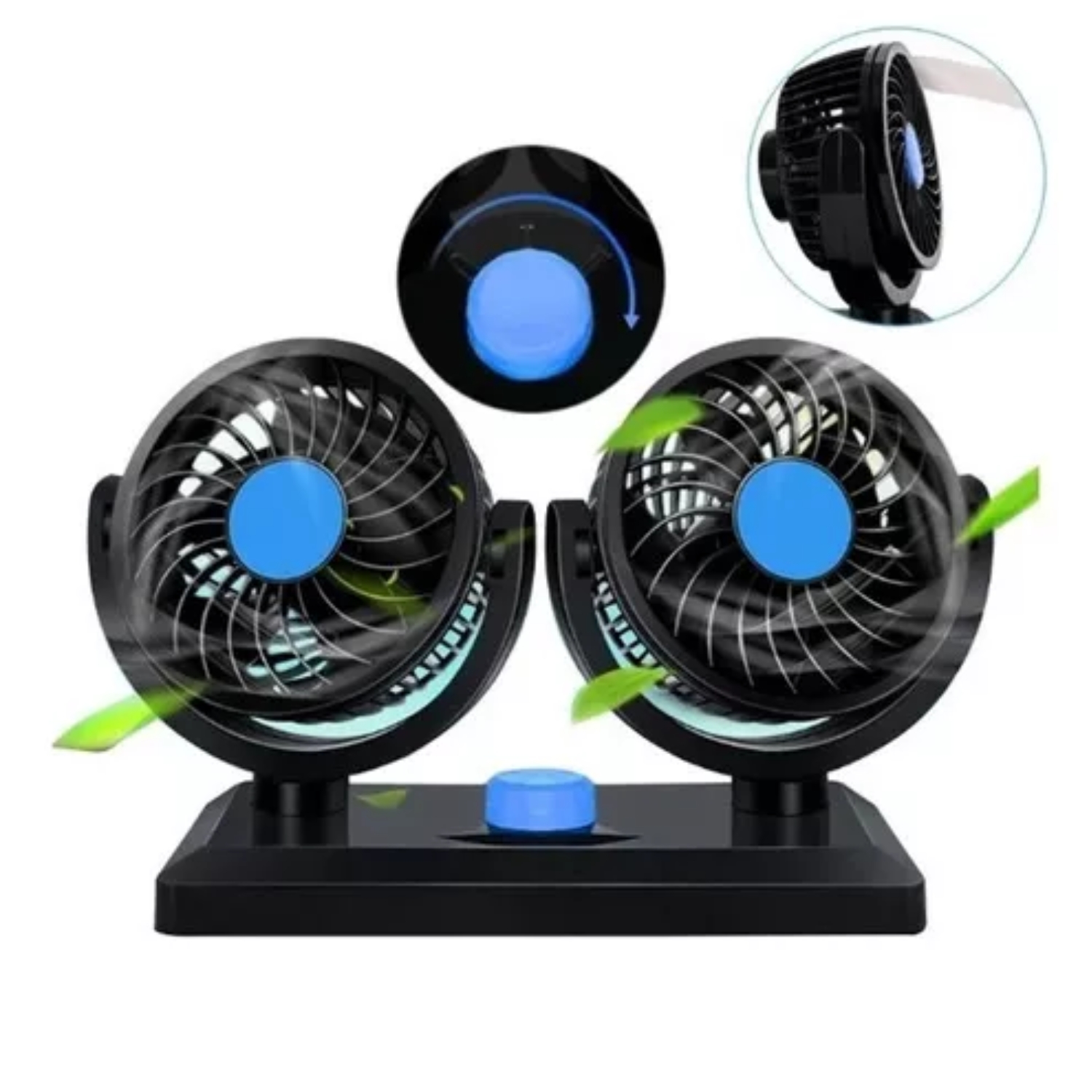 VENTILADOR DOBLE AUTO ROTACIÓN 360° - 3