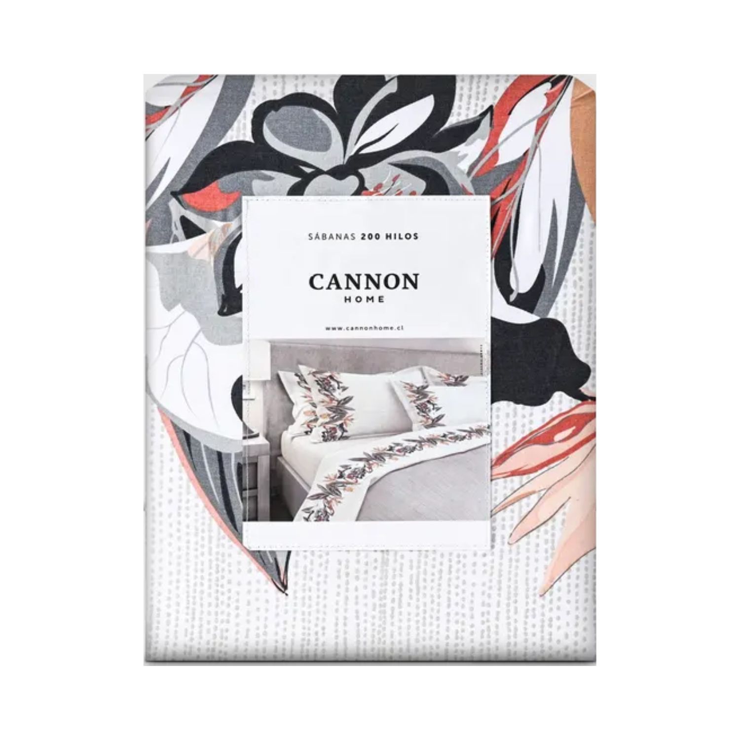 SÁBANAS CANNON ABB DELUXE 1.5 PLAZAS 200 HILOS ALGODÓN ROSA LISO - 1