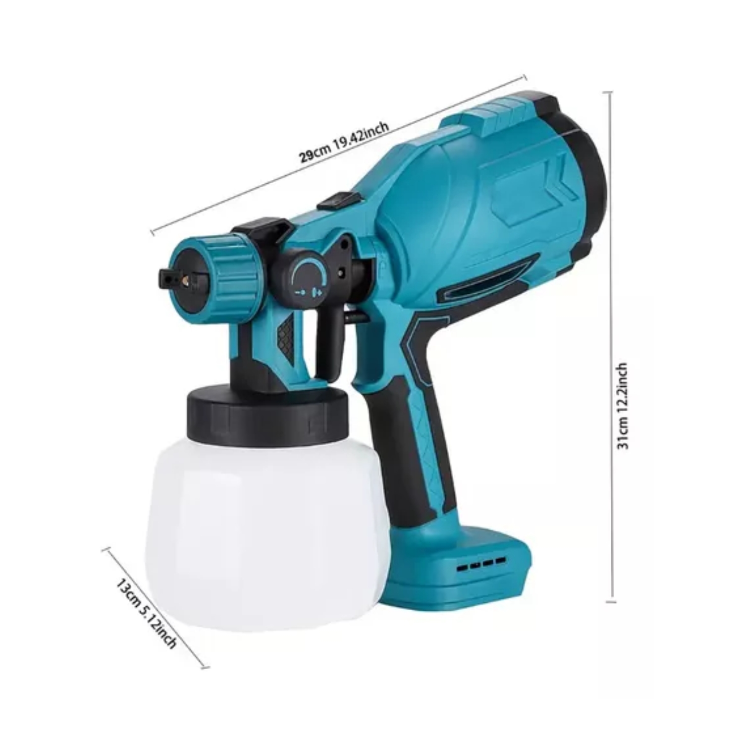 PISTOLA PULVERIZADORA PINTAR INALÁMBRICA 580 WATT - 220V - 3