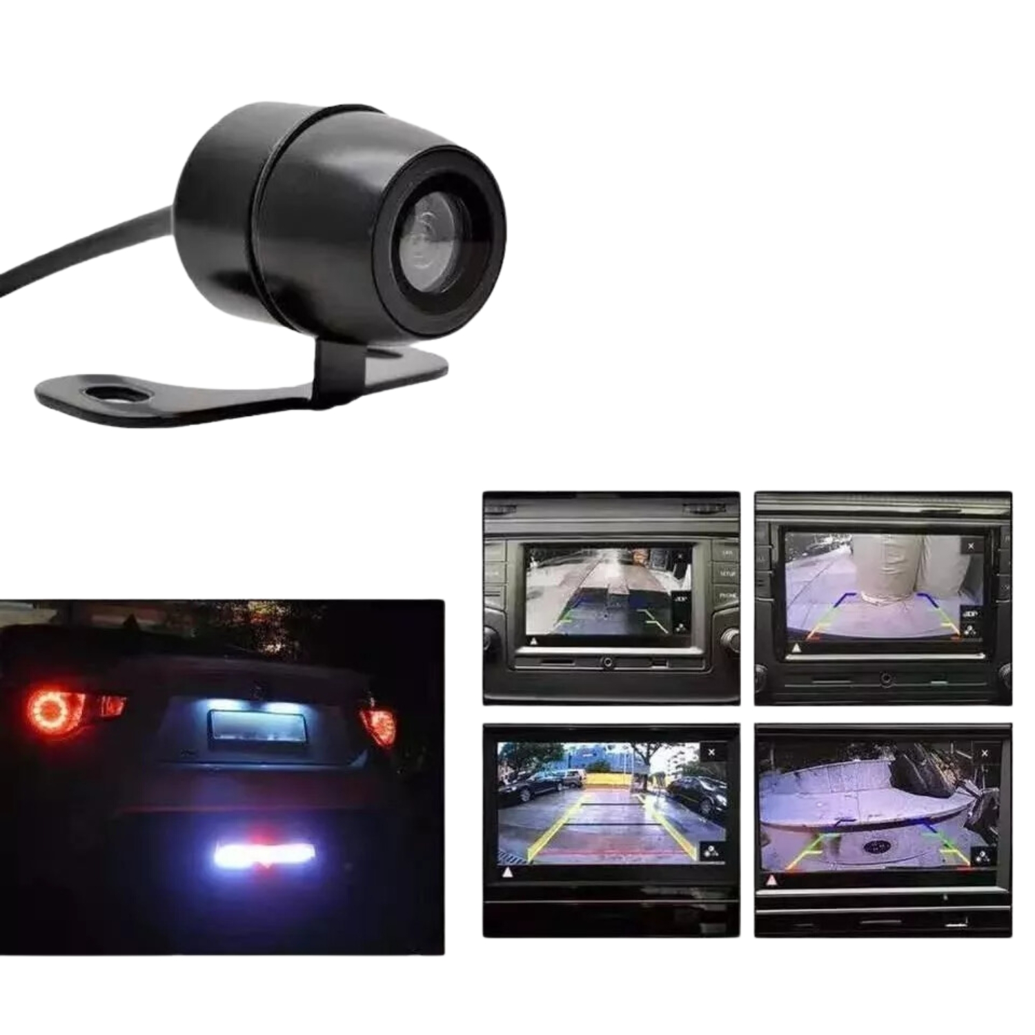 CÁMARA HD AUTO VISIÓN NOCTURNA RETROCESO IP66 12 V - 3