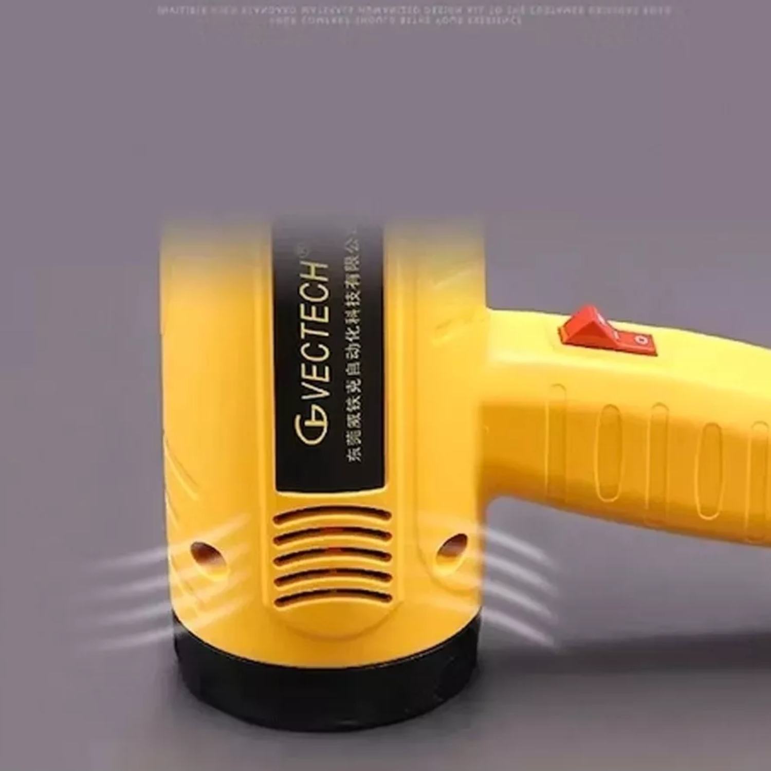 PISTOLA CALOR 2000 WATT AJUSTE FLUJO AIRE TEMPERATURA AMARILLA - 4