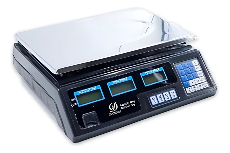 BALANZA PESA ELECTRONICA DIGITAL ALMACE N NEGOCIO 40 KG - 4