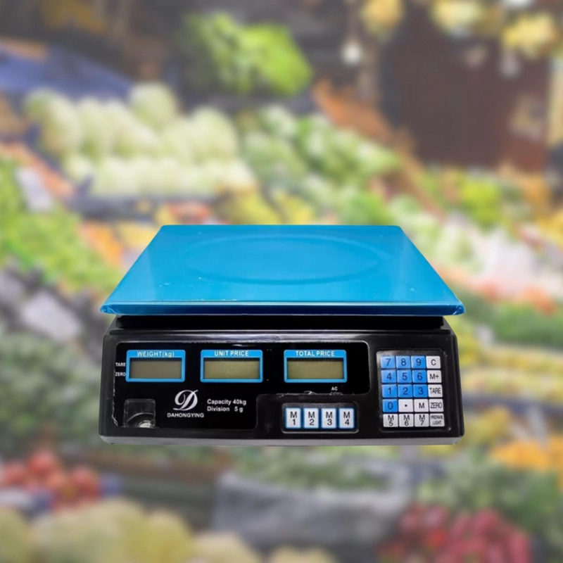 BALANZA PESA ELECTRONICA DIGITAL ALMACE N NEGOCIO 40 KG - 5