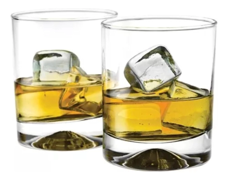 SET 6 VASOS WHISKY MANHATTAN VIDRIO 340 ML - 4