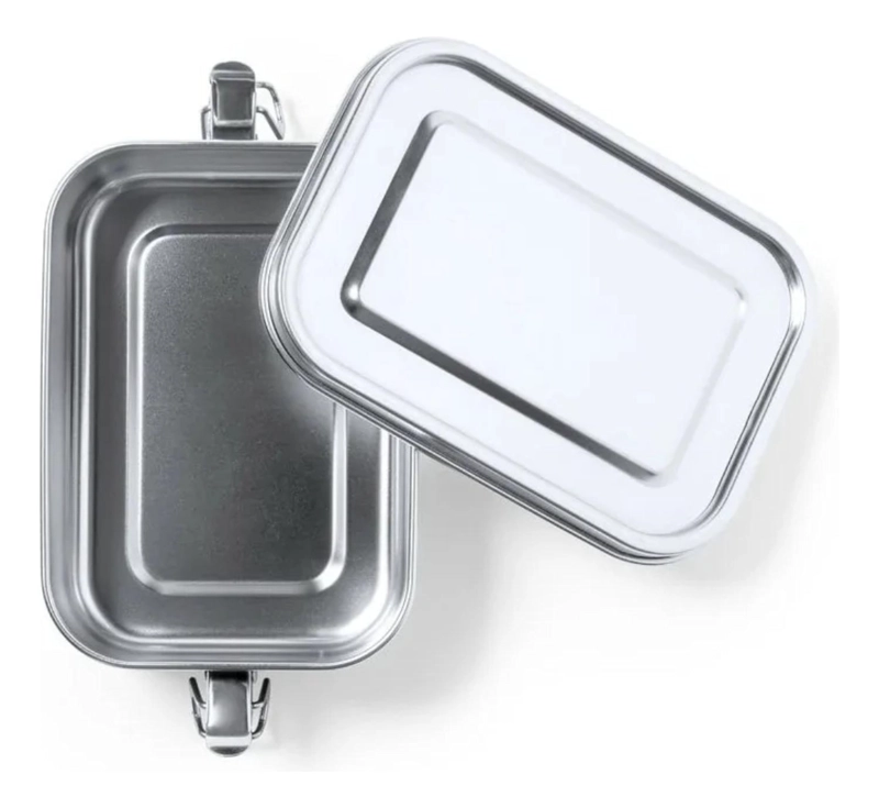 CONTENEDOR TUPPER HERME TICO ACERO INOX. BEIGE SHONKA 750 ML - 3