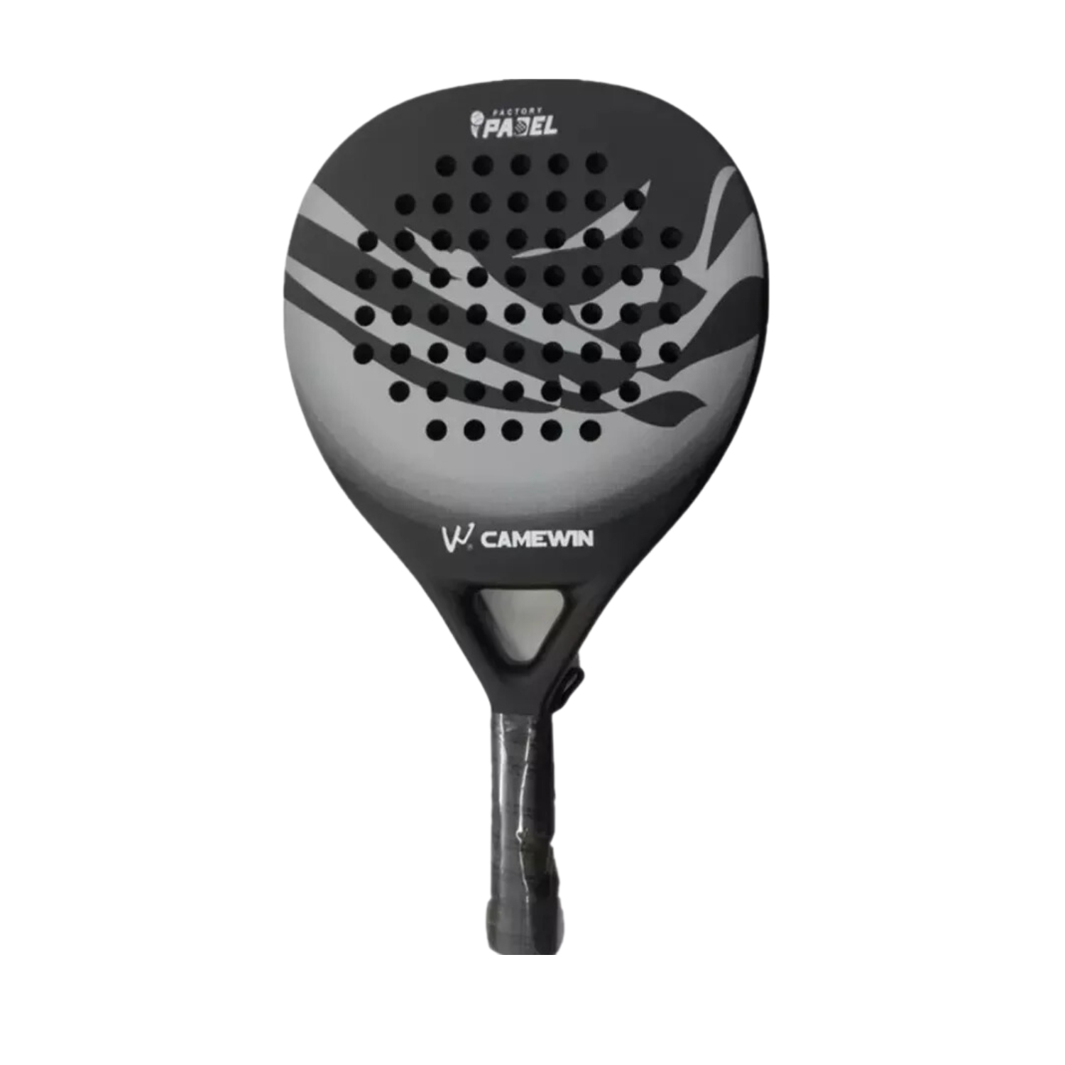PALA PÁDEL CARBONO HÍBRIDO 38MM + BOLSO DEPORTE GRAFITO - 1