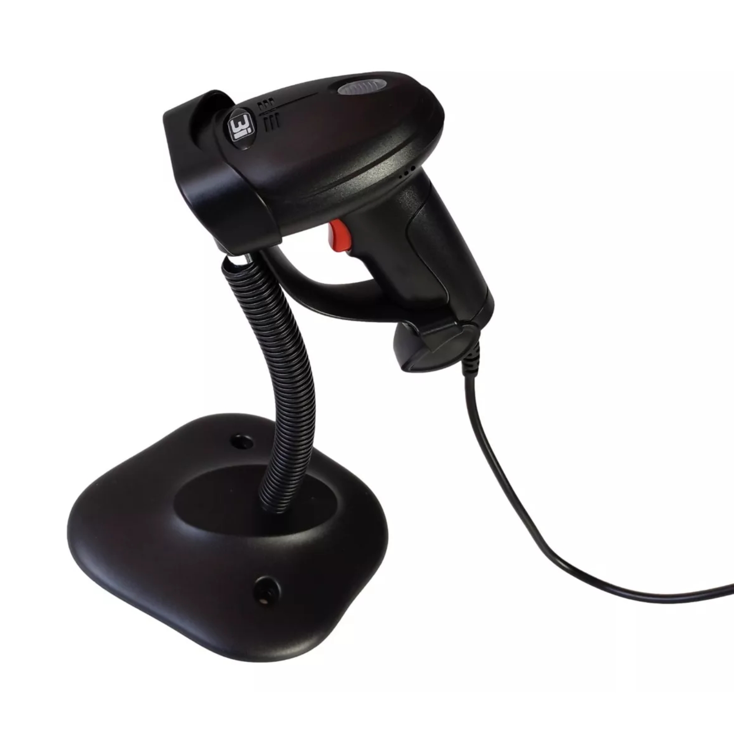 LECTOR LÁSER IMPORTCLICK TEC.441 CÓDIGOS BARRAS CABLE USB SOPORTE NEGRO - 4