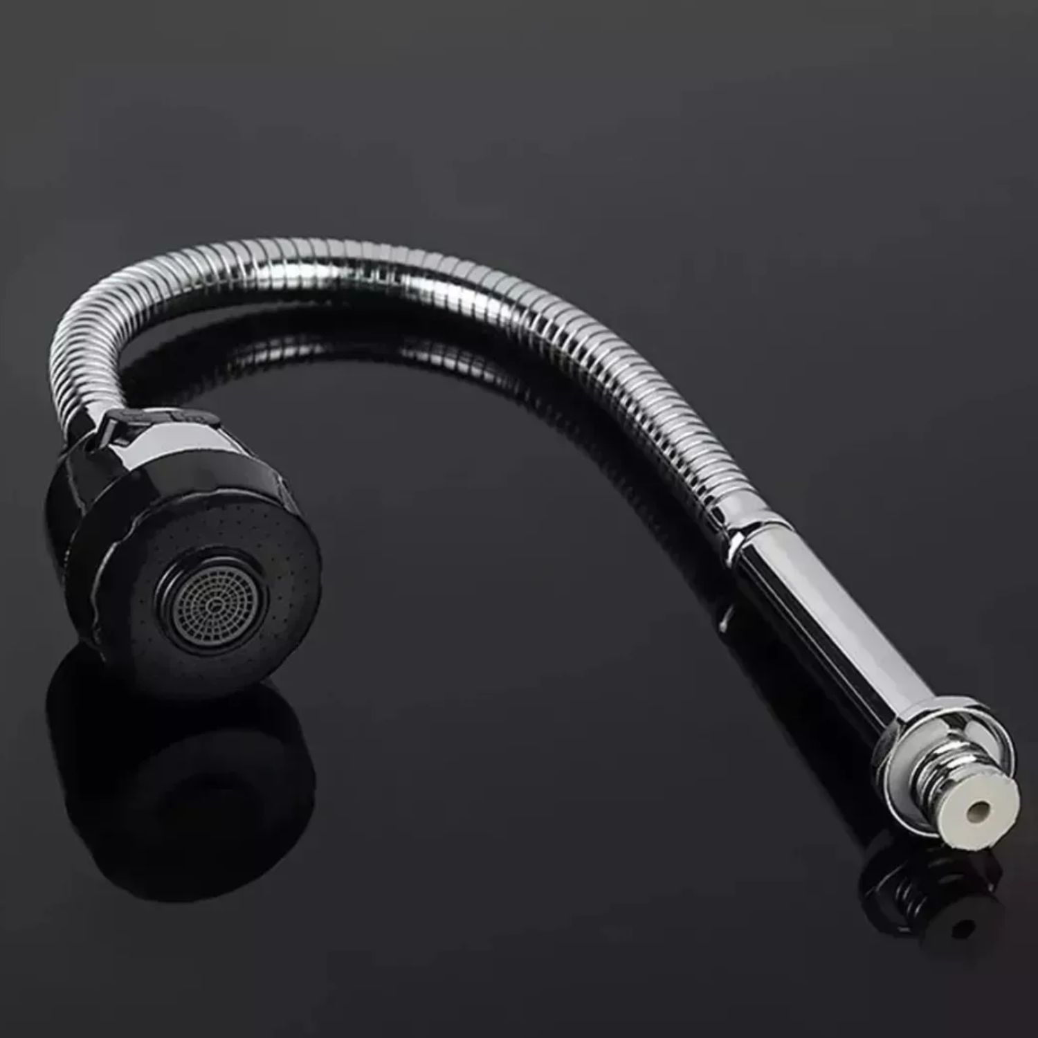 LLAVE IMPORTCLICK LAVAPLATOS MONOMANDO CUELLO FLEXIBLE GIRATORIO COCINA - 4