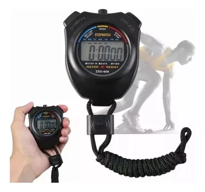 CRONOMETRO RELOJ DIGITAL IMPERMEABLE DEPORTIVO - 3
