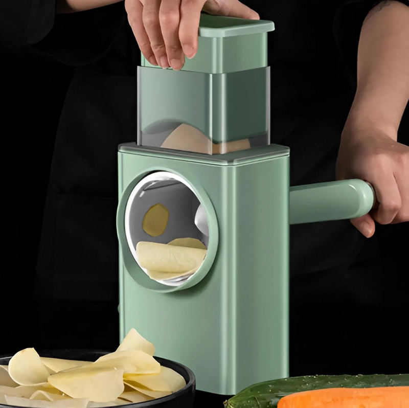 PICADOR IMPORTCLICK 220V PROCESADOR VERDURAS MANUAL VERDE 32X11 CM - 5