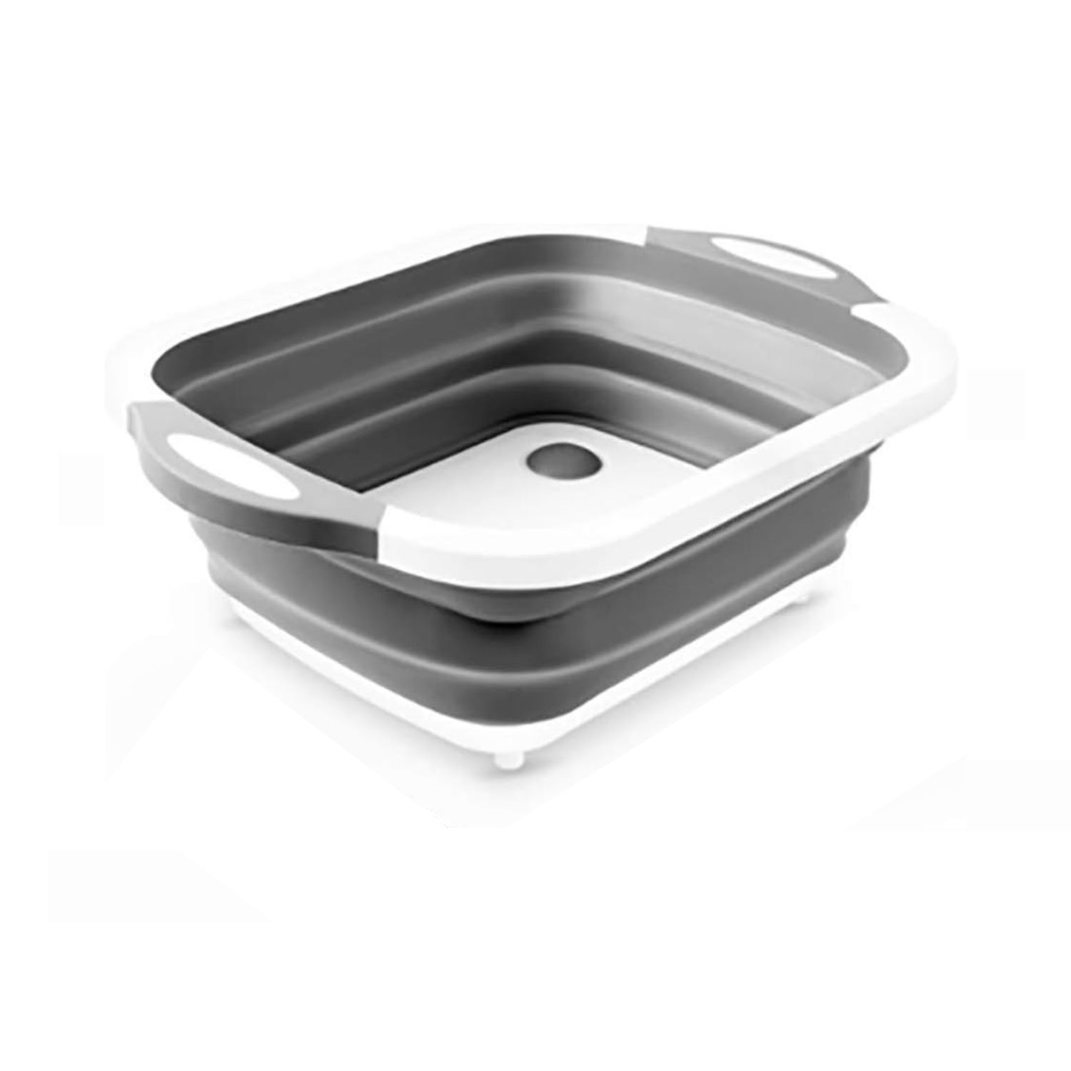 TABLA CORTAR 3 EN 1 SILICONA PLEGABLE DRENAJE COCINA - 1