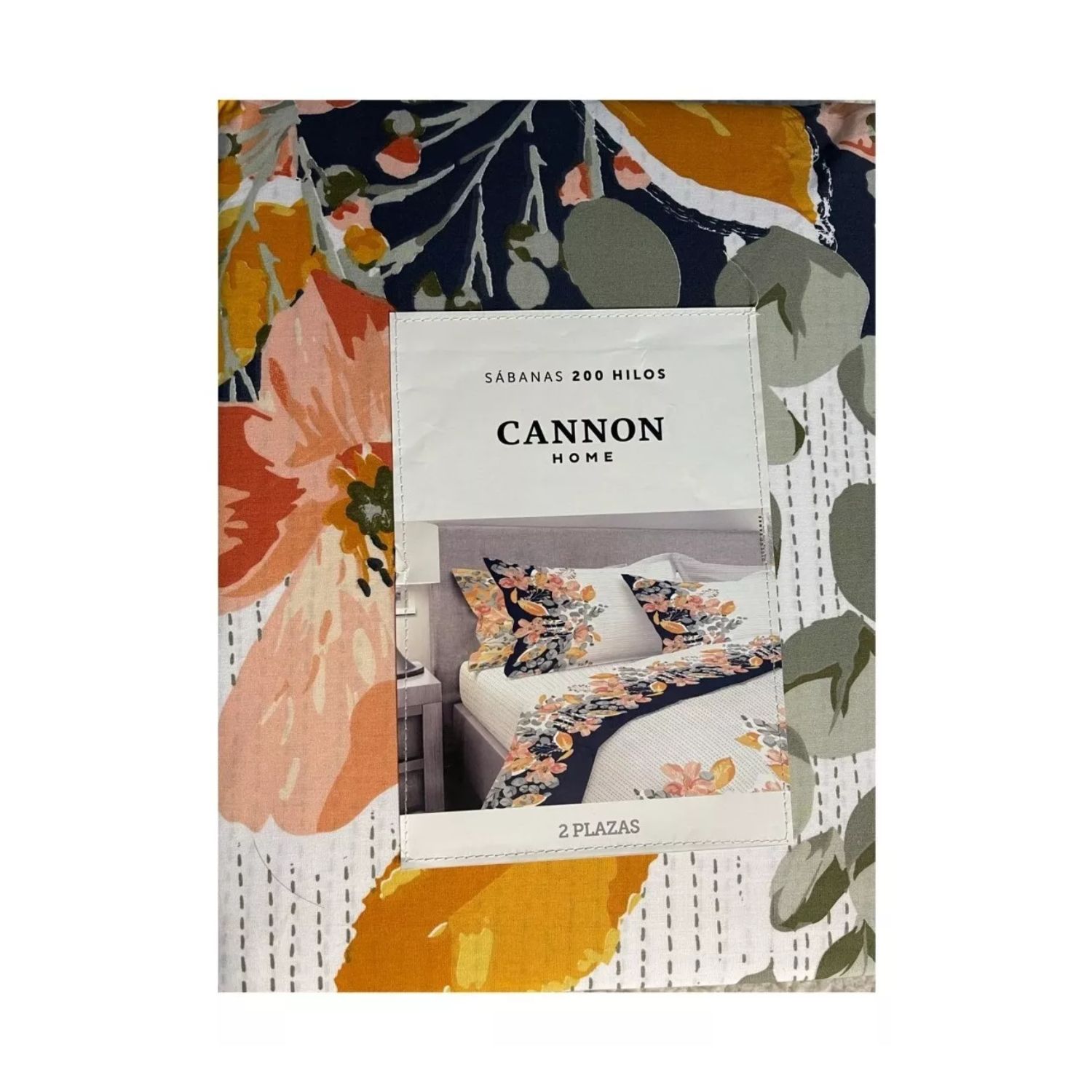 SABANAS 1.5 PLAZAS SANKE DELUXE CANNON 200 HILOS - 1