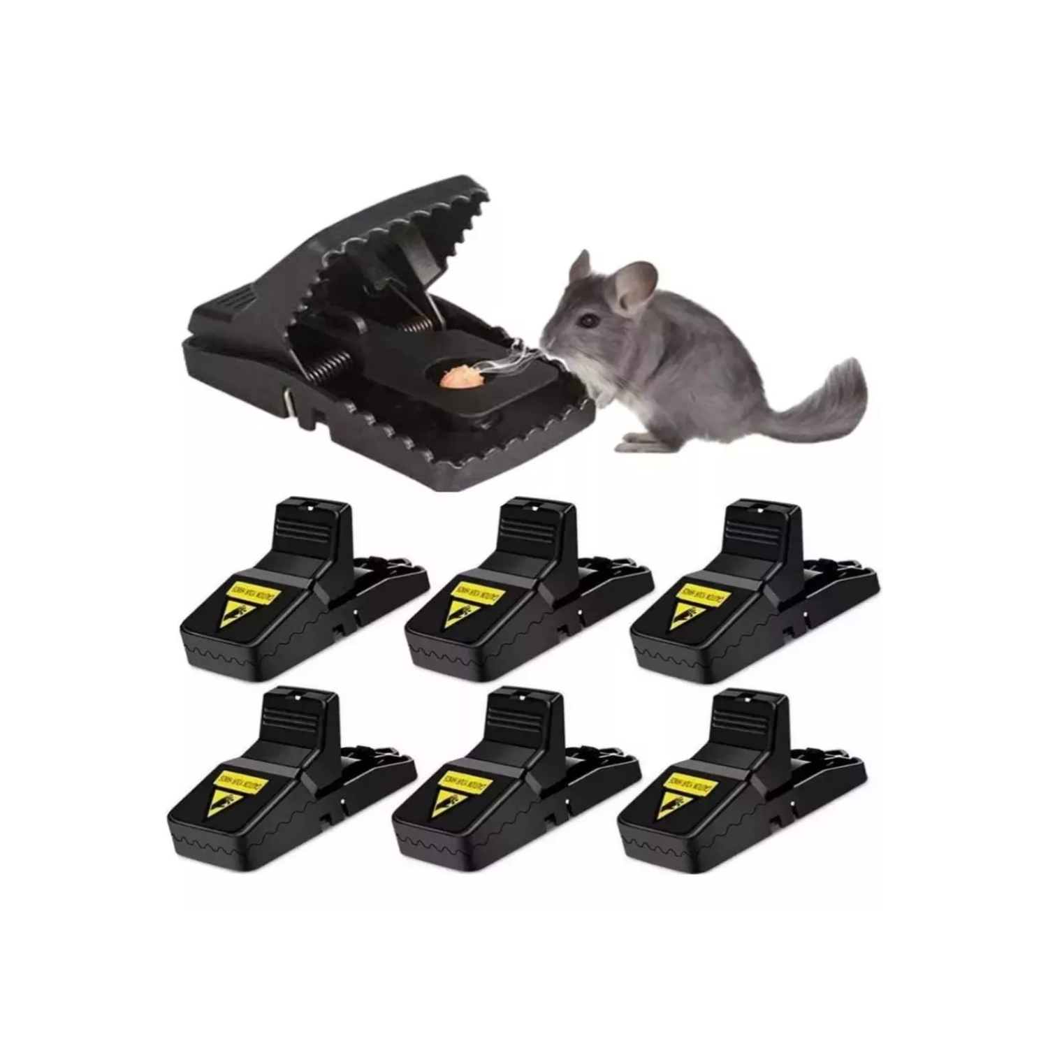 PACK 6 TRAMPAS IMPORTCLICK RATONES EFECTIVA FÁCIL SEGURA - 1