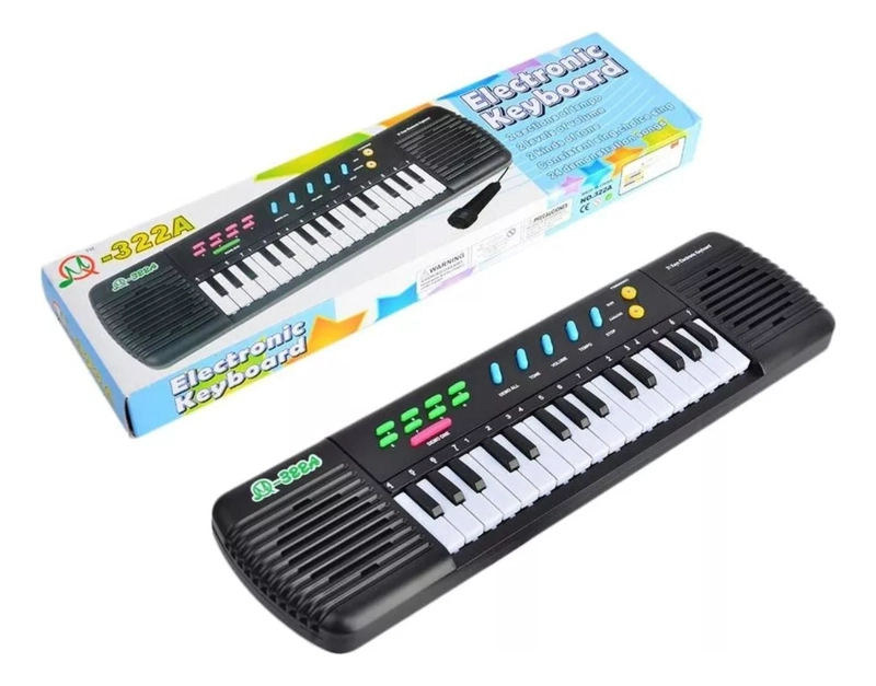 ORGANO TECLADO PIANO MUSICAL INFANTIL MICROFONO 31 TECLAS - 3
