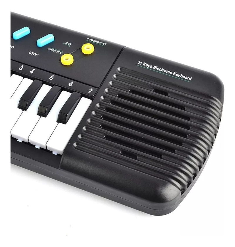 ORGANO TECLADO PIANO MUSICAL INFANTIL MICROFONO 31 TECLAS - 4