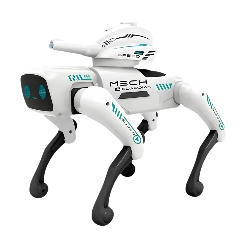 PERRO ROBOT CONTROL REMOTO INTELIGENTE INTERACTIVO JUGUETE BLANCO - 1