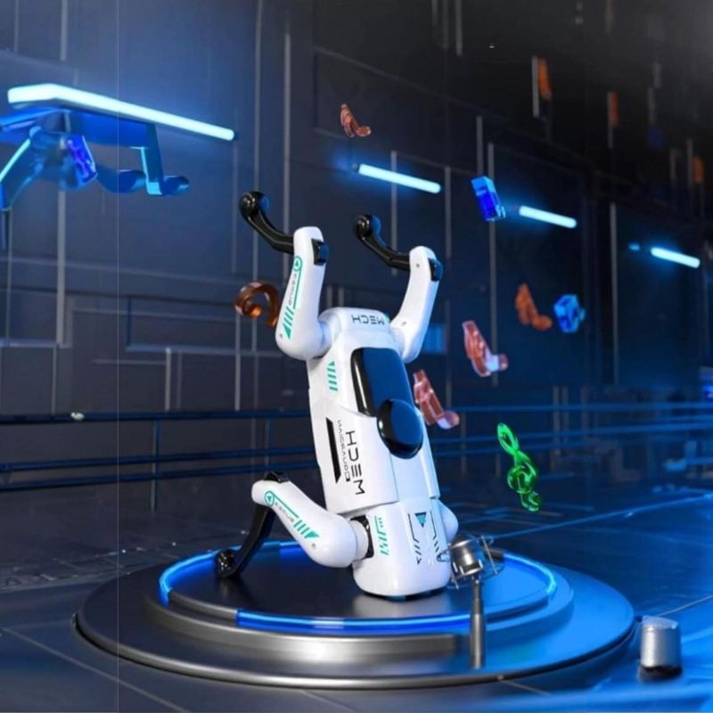 PERRO ROBOT CONTROL REMOTO INTELIGENTE INTERACTIVO JUGUETE BLANCO - 5