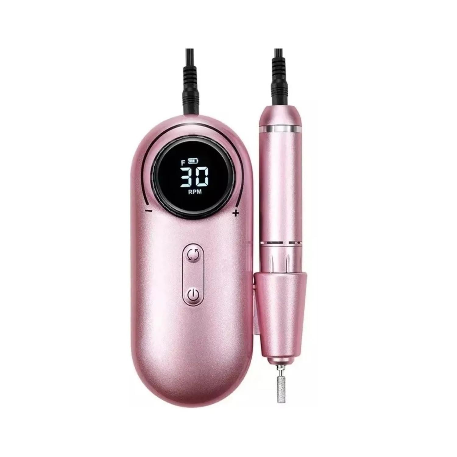 TORNO INALAMBRICO PEDICURA PROFESIONAL 25 WATT ROSADO - 1