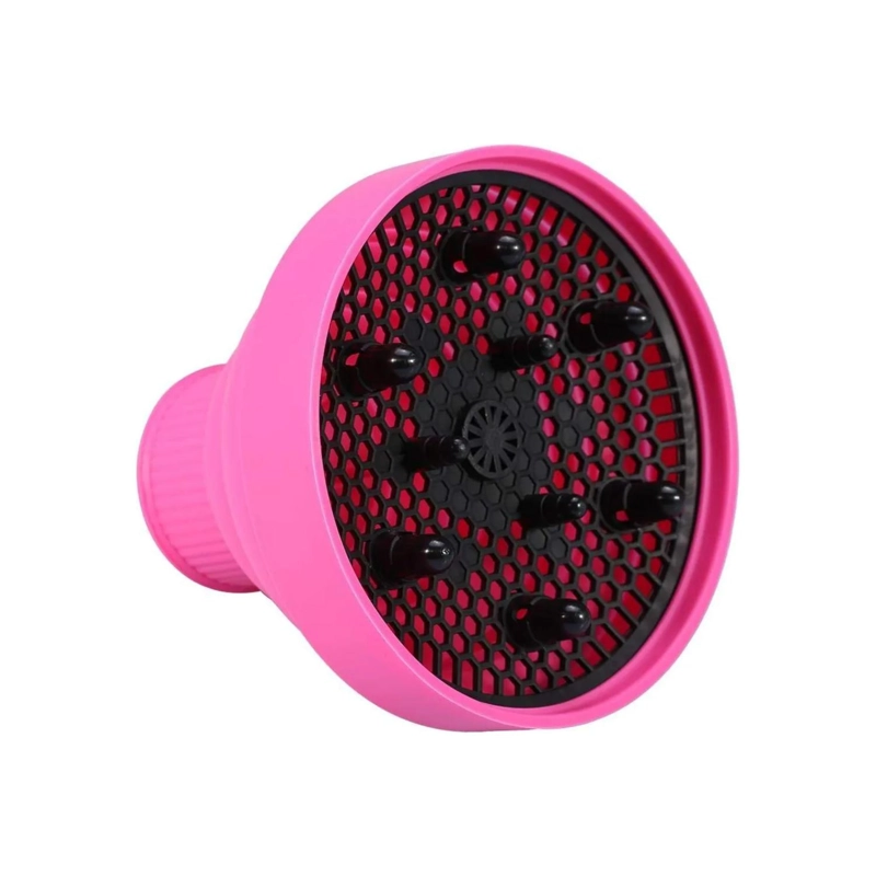 DIFUSOR SECADOR PELO SILICONA PLEGABLE ROSA - 2