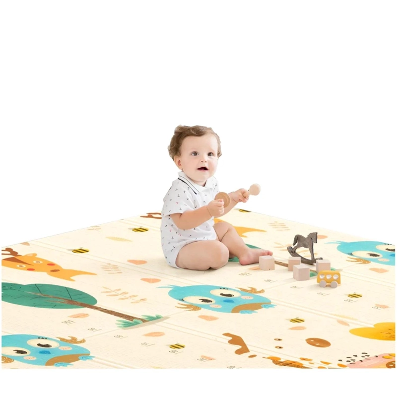 ALFOMBRA INFANTIL BEBE GOMA EVA PLEGABLE ANTIGOLPES 120X180 OSOS - 5