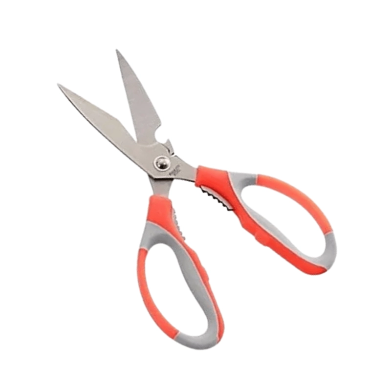TIJERA MULTIUSO COCINA 21.60 CM ROJO - 2
