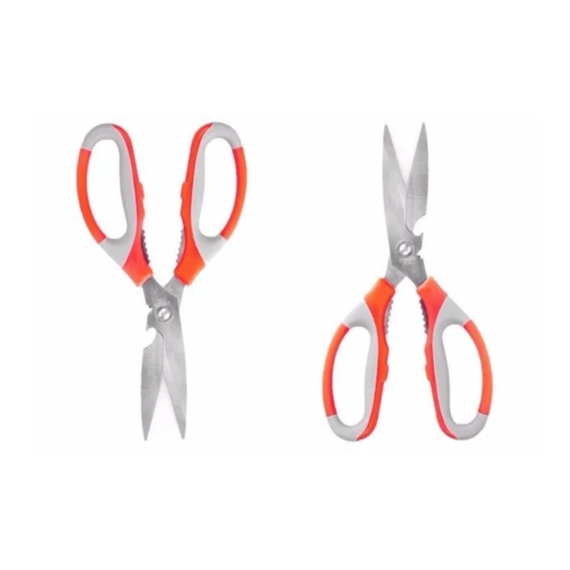 TIJERA MULTIUSO COCINA 21.60 CM ROJO - 3
