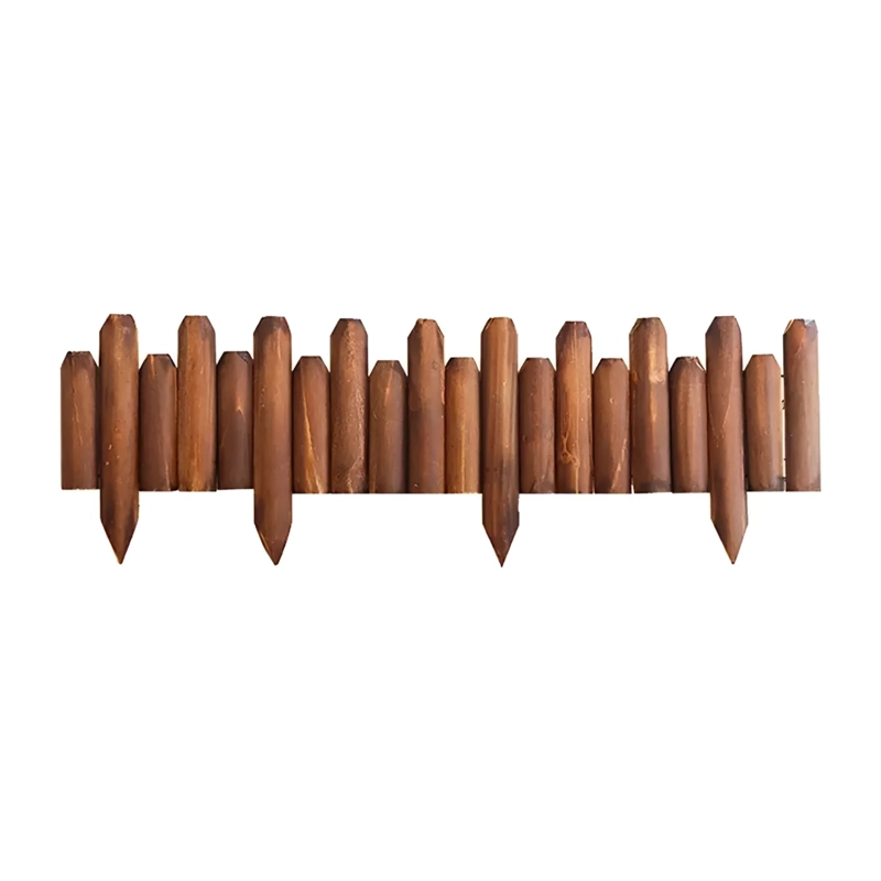 VALLA MADERA FLEXIBLE JARDIN BORDES EXTERIORES 120X30X25 CM - 1