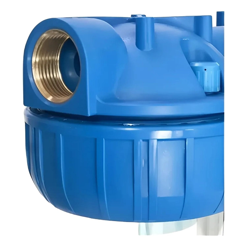 TRIPLE FILTRO AGUA ANTI SARRO ABLANDADOR 10  AZUL - 4