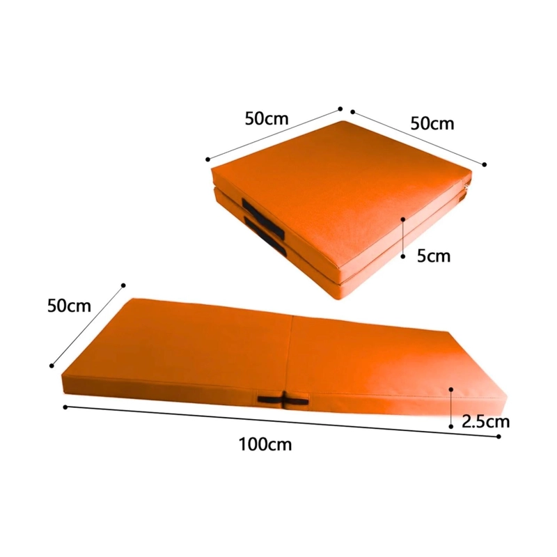 COLCHONETA DEPORTIVA PILATE YOGA 100X50X5 CM NARANJA - 3