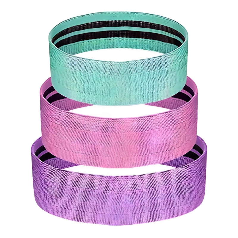 PACK 3 BANDAS ELASTICAS EJERCICIO YOGA PILATE - 1