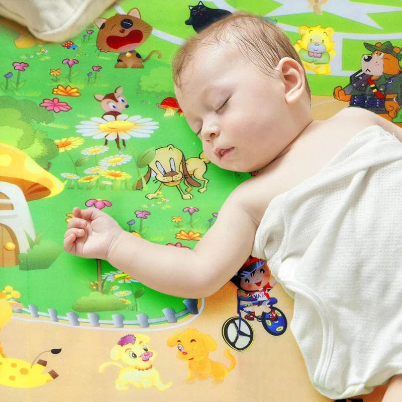 ALFOMBRA INFANTIL BEBE GOMA EVA PLEGABLE ANTIGOLPES 180X200 CASTILLO - 5
