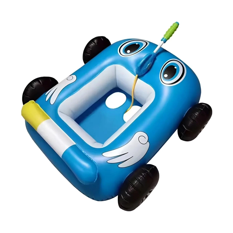 FLOTADOR INFLABLE GIGANTE INFANTIL NIÑO VERANO PISCINA AUTO 85X80 CM - 1