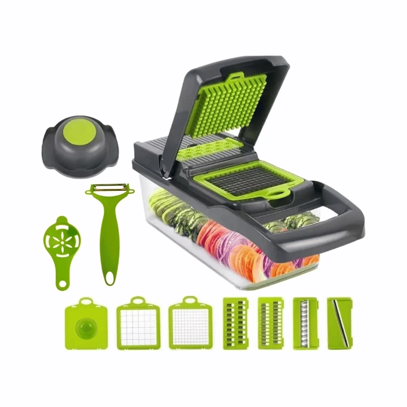 MULTIRALLADOR VERDURAS COCINA HOGAR CUCHILLOS ACERO INOXIDABLE - 2