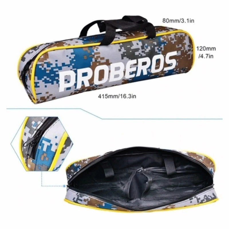 KIT PESCA COMPLETO BOLSA CARRETE CAÑA 1,8 MTS - 3