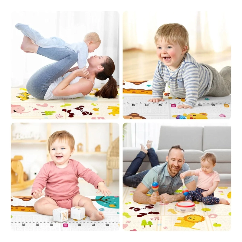 ALFOMBRA INFANTIL BEBE GOMA EVA PLEGABLE ANTIGOLPES 120X180 NUME RICO - 5
