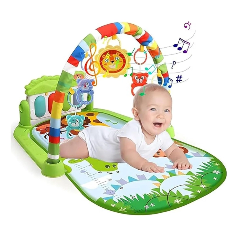 ALFOMBRA MUSICAL ESTIMULACION PIANO INFANTIL VERDE - 2