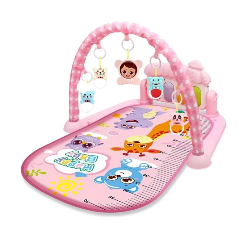 ALFOMBRA MUSICAL ESTIMULACION PIANO INFANTIL ROSA - 1