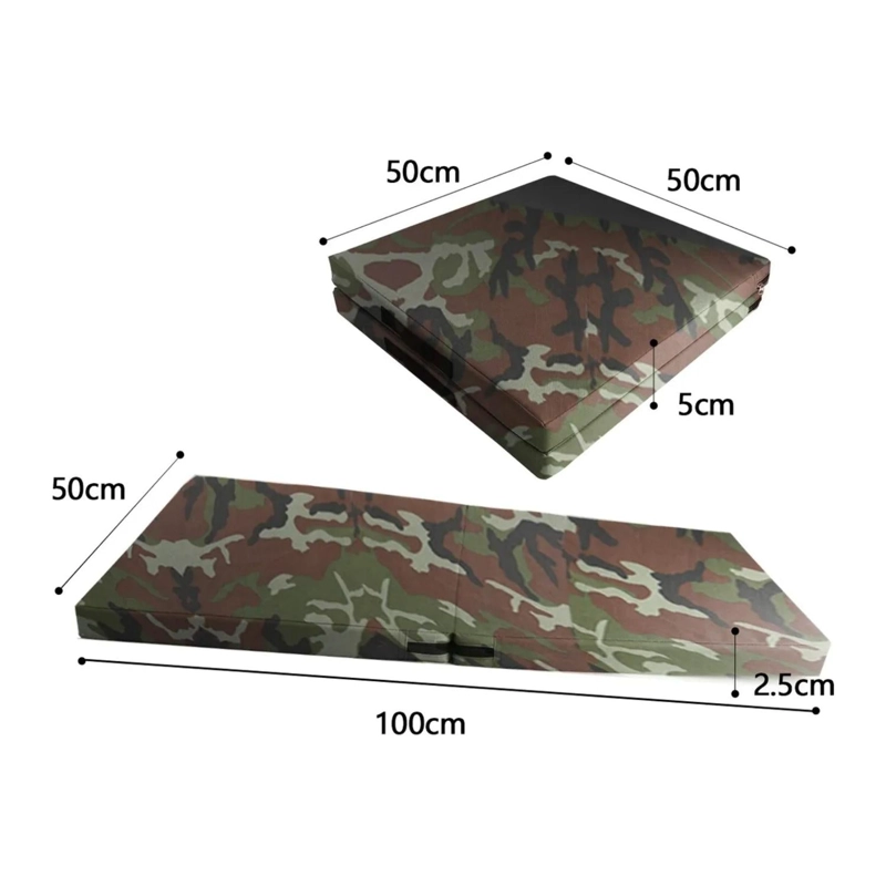 COLCHONETA DEPORTIVA PILATE YOGA 100X50X5 CM VERDE MILITAR - 3
