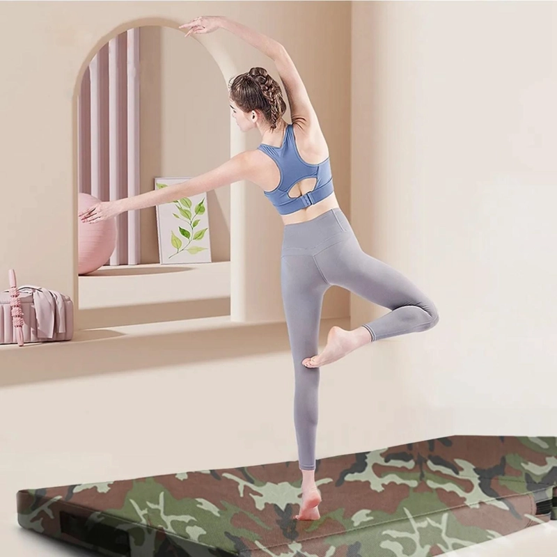 COLCHONETA DEPORTIVA PILATE YOGA 100X50X5 CM VERDE MILITAR - 4