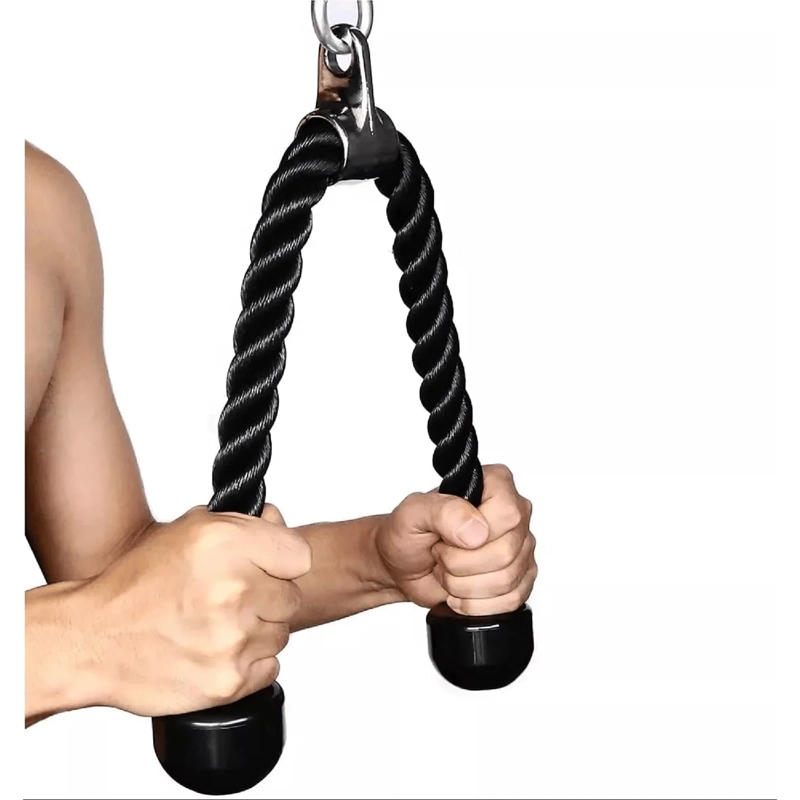CUERDA SOGA GYM POLEA TRICEPS BICEPS FITNESS - 3