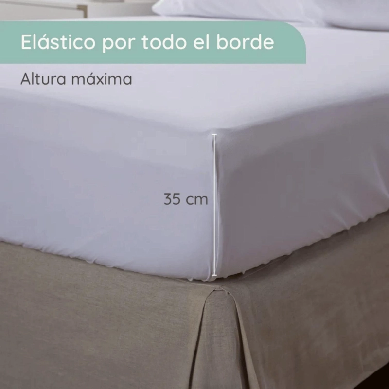 SABANAS HOTEL 2 PLAZA + FUNDA ALMOHADA - 2