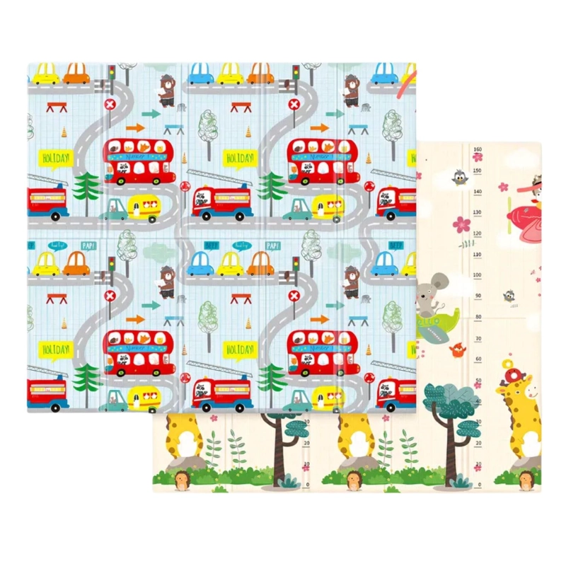 ALFOMBRA INFANTIL BEBE GOMA EVA PLEGABLE ANTIGOLPES 180X200 - 1