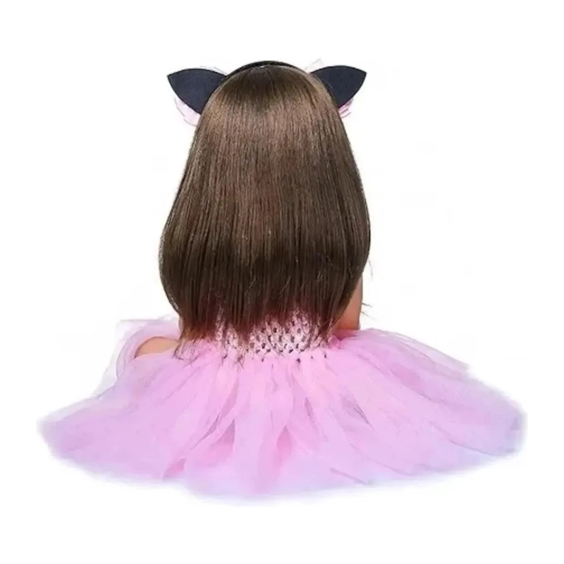 MUÑECA INFANTIL REBORN BEBE  REALISTA SILICONA LAVABLE - 3