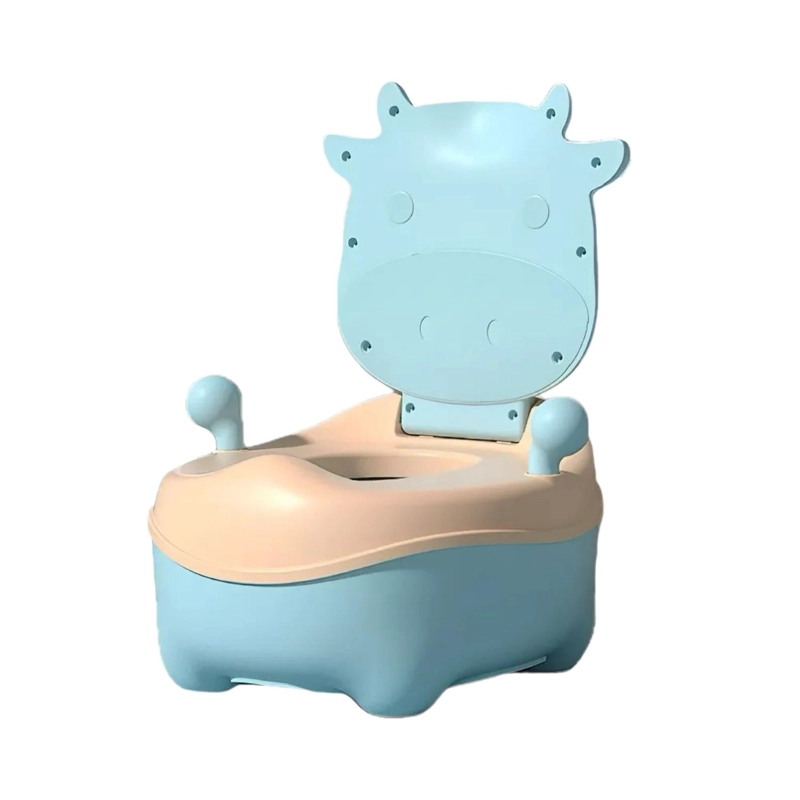 PELELA BAÑO WC INFANTIL BEBE 34X28X17 CM CELESTE - 1