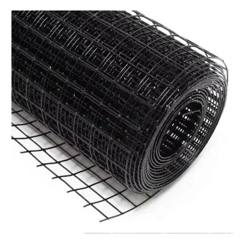 MALLA JARDIN SOLDADA PVC NEGRA 1/2  1.0MMX0.60MTX10MT NEGRO - 2