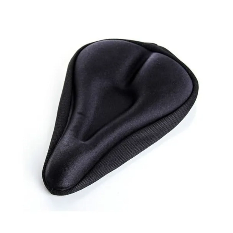 FORRO CUBRE ASIENTO BICICLETAS NEGRO - 1