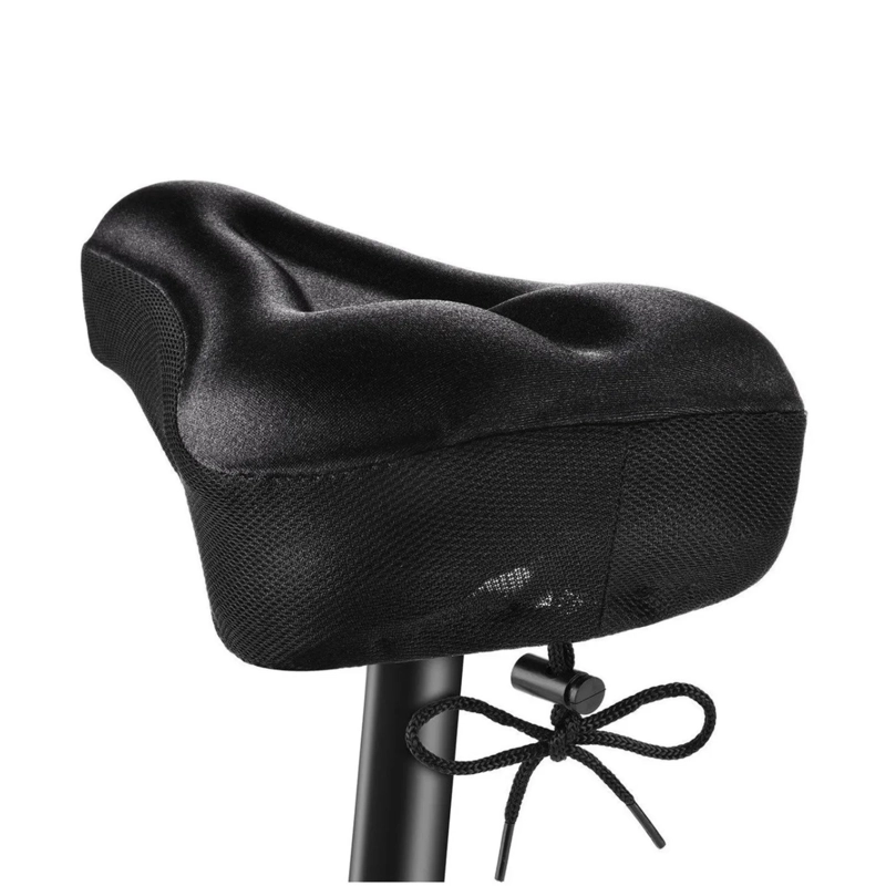 FORRO CUBRE ASIENTO BICICLETAS NEGRO - 2