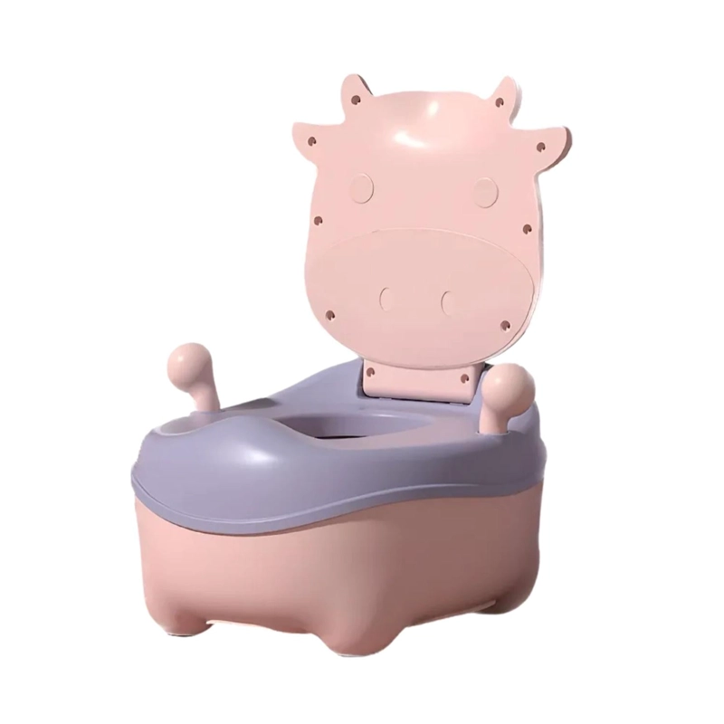 PELELA BAÑO WC INFANTIL BEBE 34X28X17 CM ROSA - 1