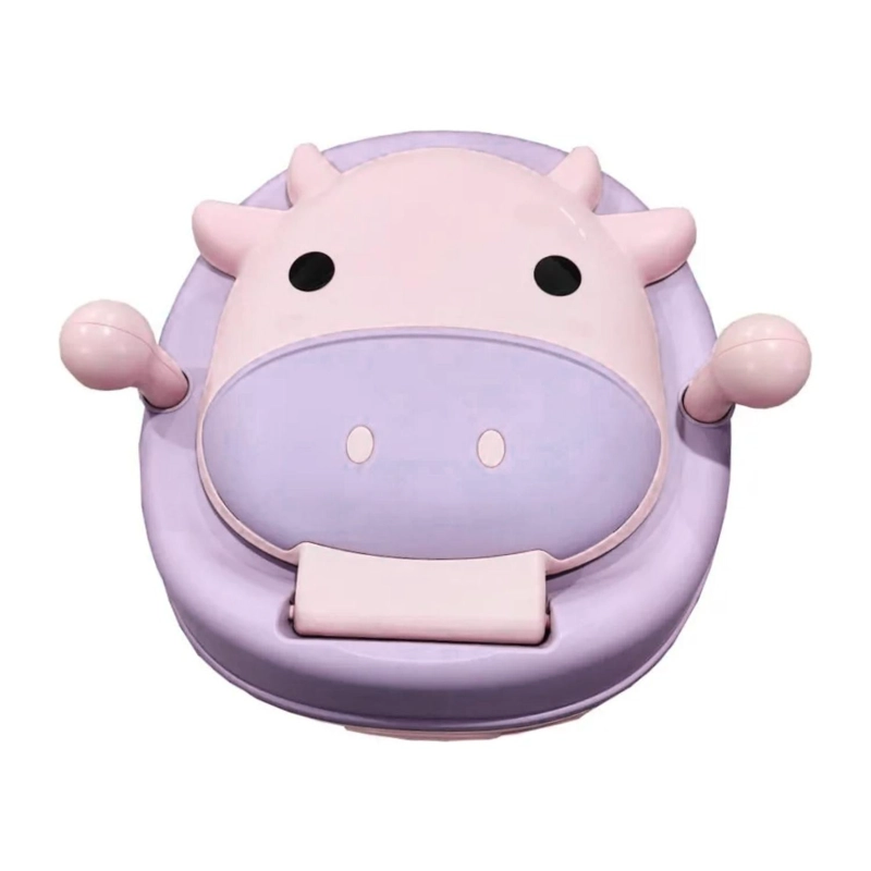 PELELA BAÑO WC INFANTIL BEBE 34X28X17 CM ROSA - 2